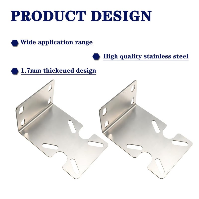 RUIVEO 1Pcs Stainless Steel Water Filter Housing Mounting Bracket, Water Purifier RO Housing Bracket for 10'' and 20'' Filter Housings (1) - Image 4